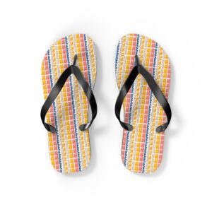 White Summer Flip Flops