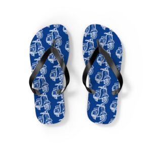 Dark Blue Italian Motorino Flip Flops