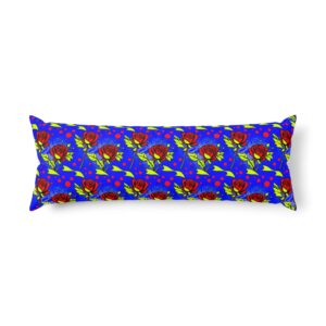 Floral Rose Pattern Body Pillow