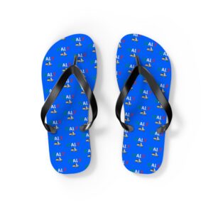 Blue Italy Flip Flops