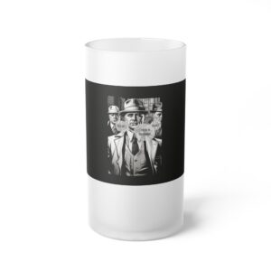 Freddie, Micky and Biggie - Frosted Glass Beer Mug