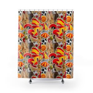 Symbols of Spain Shower Curtain