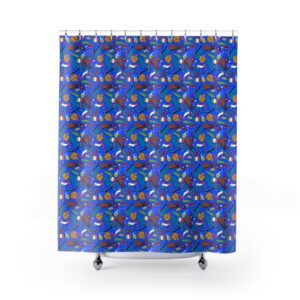 Symbols of Italian Life Shower Curtain