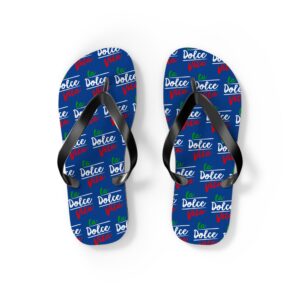 La Dolce Vita Blue Flip Flops