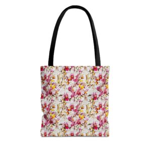 Pink and Yellow Orchids Tote Bag