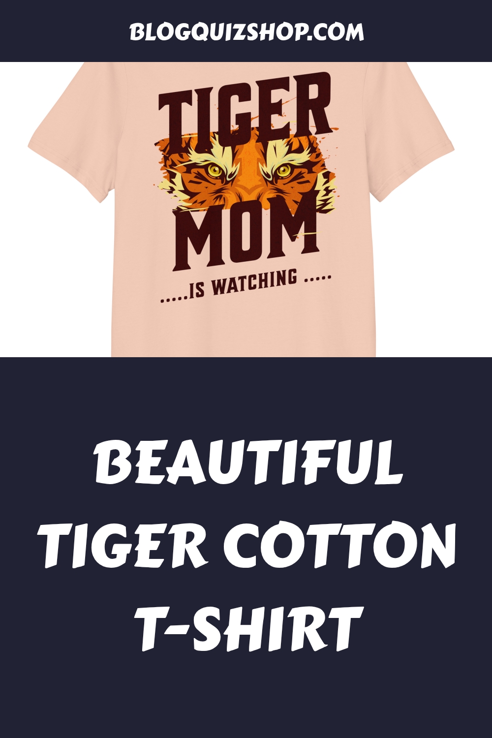 Beautiful Tiger Cotton T Shirt generated pin 27532