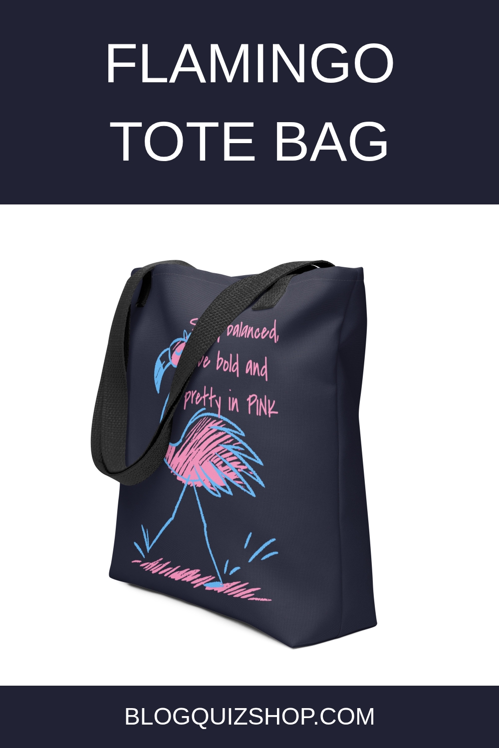 Flamingo Tote Bag generated pin 27679