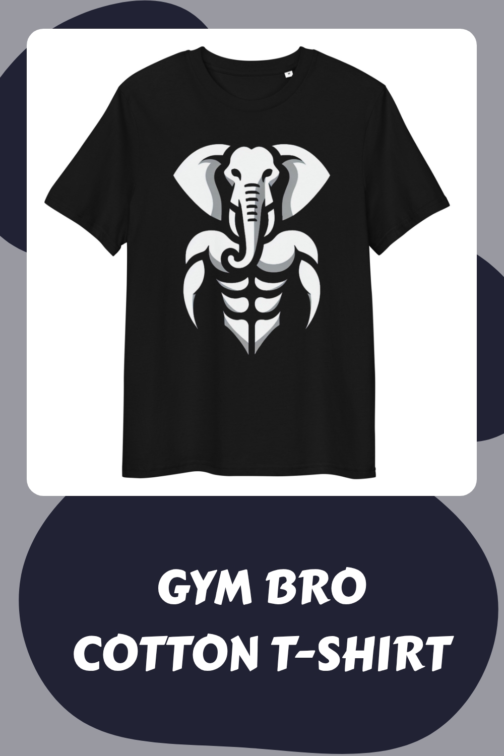 Gym Bro Cotton T Shirt generated pin 27226 1
