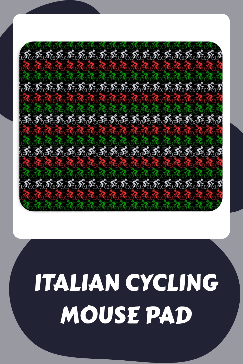 Italian Cycling Mouse Pad generated pin 30152 1
