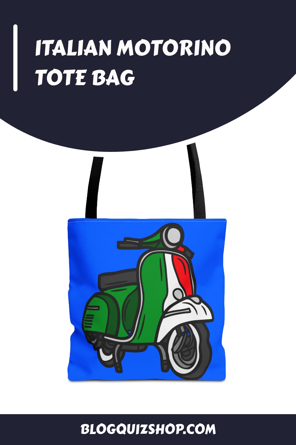 Italian Motorino Tote Bag generated pin 30044 1