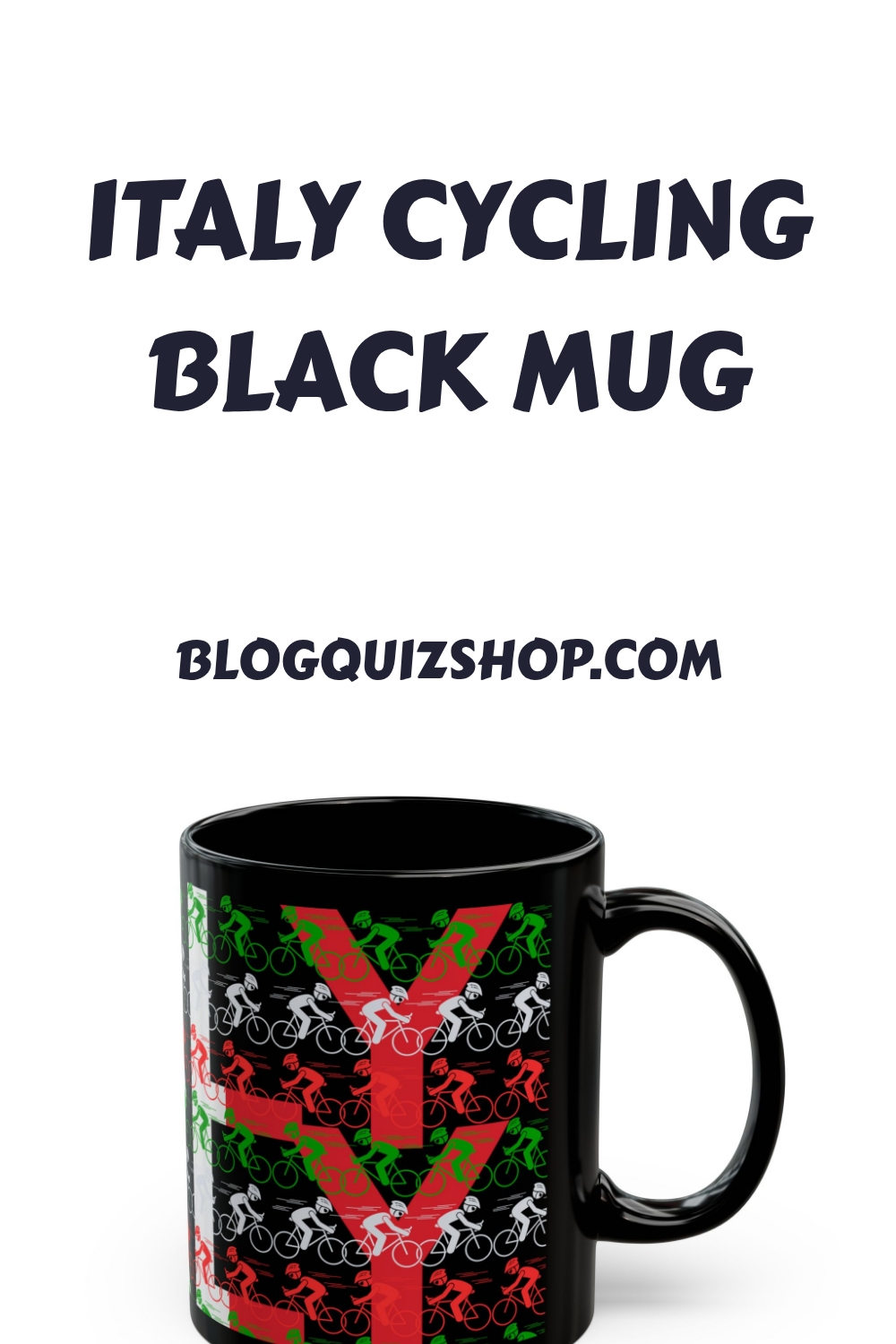 Italy Cycling Black Mug 5 Italy Cycling Black Mug generated pin 30170 1