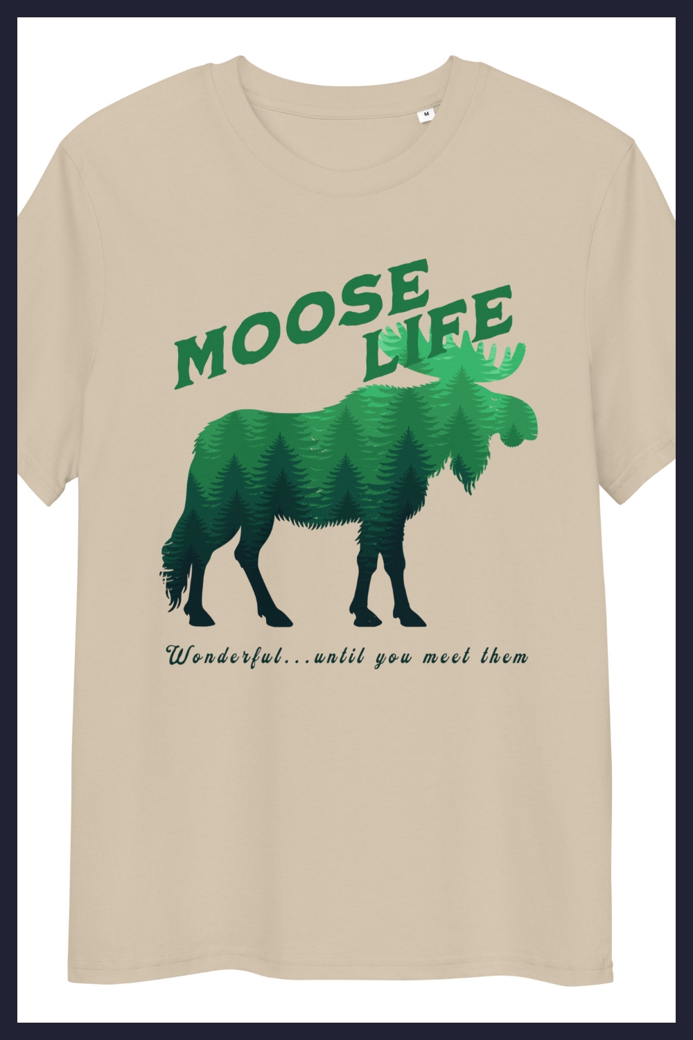 Moose Life Cotton T Shirt generated pin 32127 1