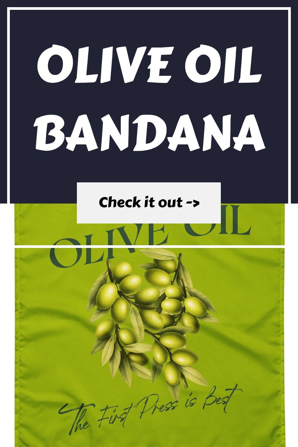 Olive Oil Bandana generated pin 32649 1