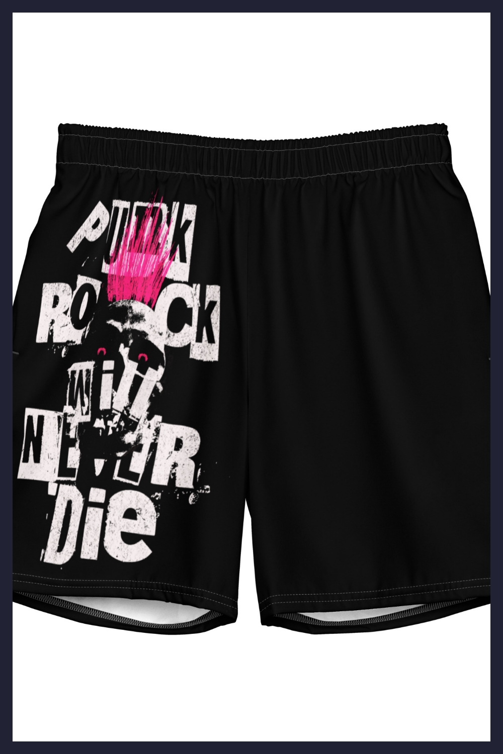 Punk Never Dies Swim Trunks generated pin 25322 1
