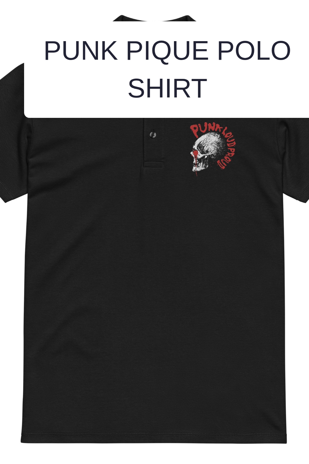 Punk Pique Polo Shirt generated pin 27755 1
