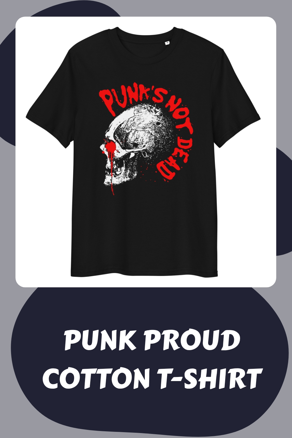 Punk Proud Cotton T Shirt generated pin 26356