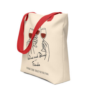 Wine Dine Tote Bag