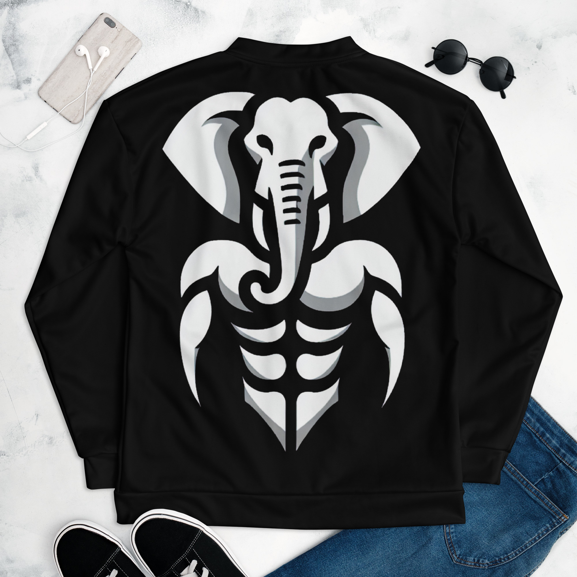 Gym Bro Bomber Jacket 5 Gym Bro Bomber Jacket - Image 5