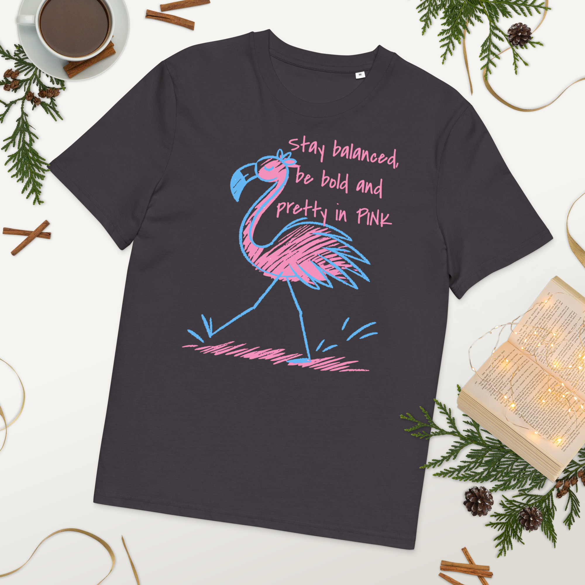 Pretty Flamingo Cotton T-Shirt 9 Pretty Flamingo Cotton T-Shirt - Image 9
