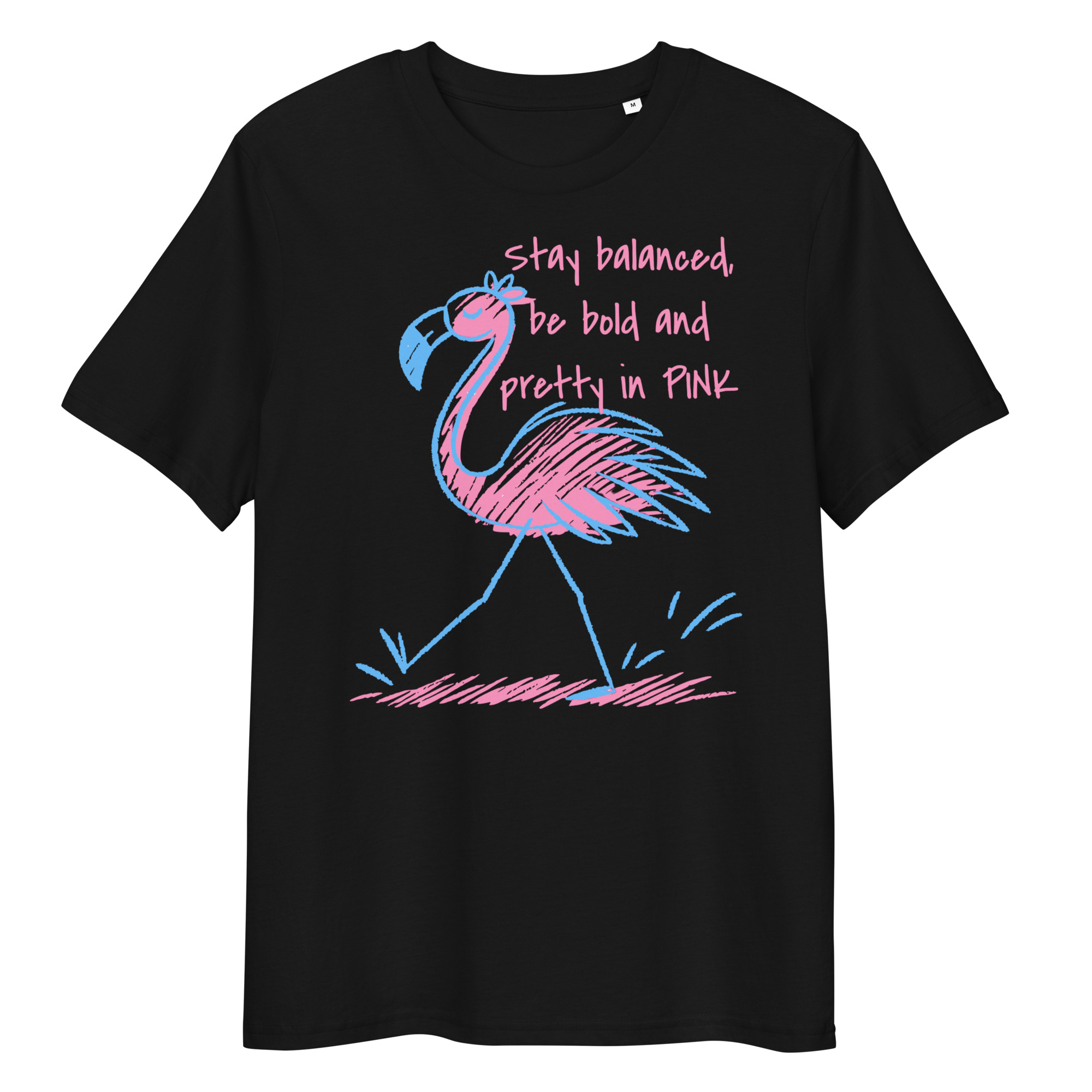 Pretty Flamingo Cotton T-Shirt 2 Pretty Flamingo Cotton T-Shirt - Image 2
