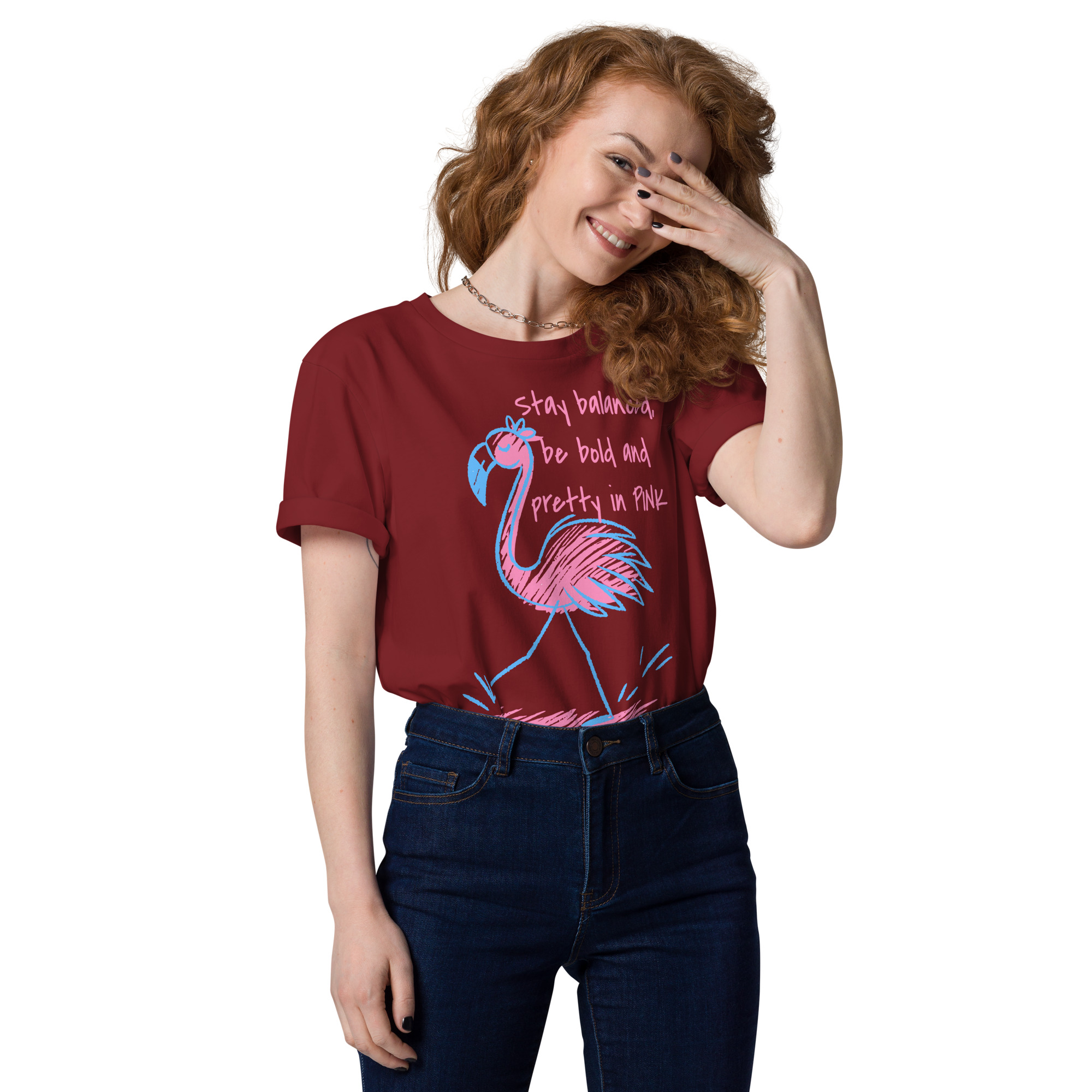 Pretty Flamingo Cotton T-Shirt 17 Pretty Flamingo Cotton T-Shirt - Image 17