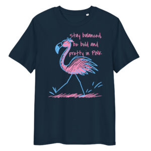 Pretty Flamingo Cotton T-Shirt
