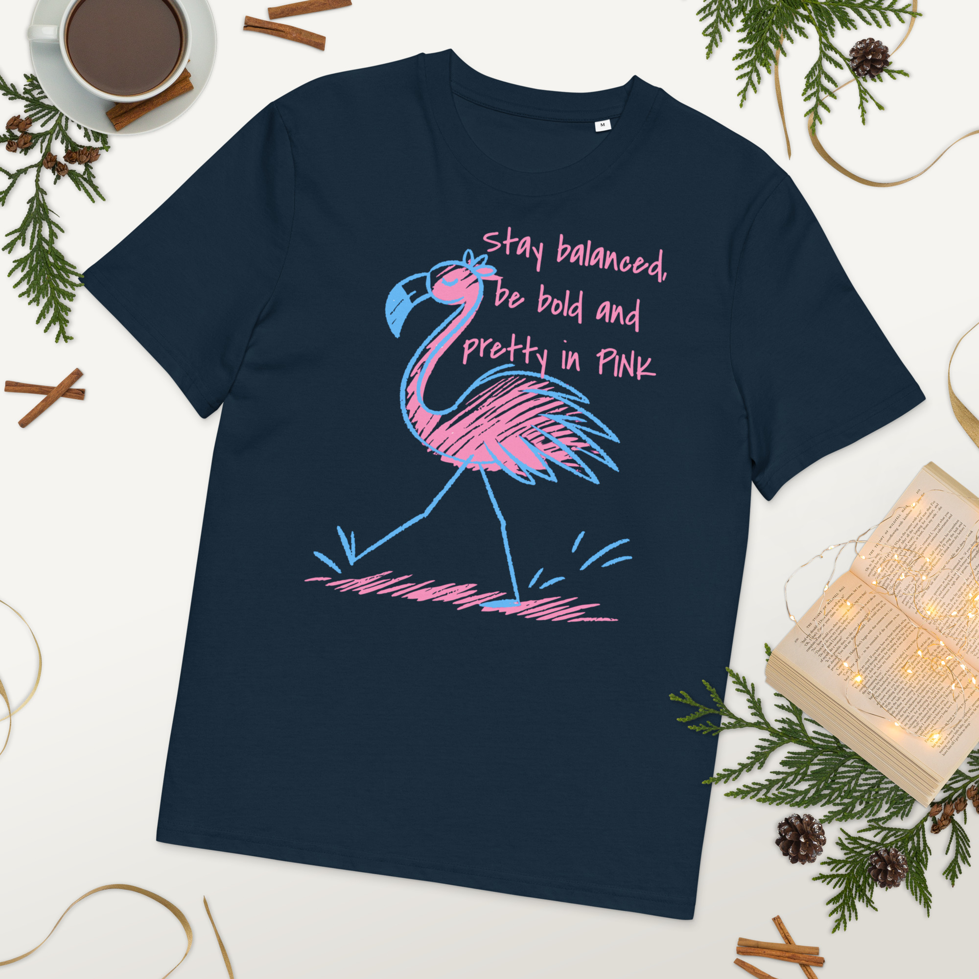 Pretty Flamingo Cotton T-Shirt 22 Pretty Flamingo Cotton T-Shirt - Image 22