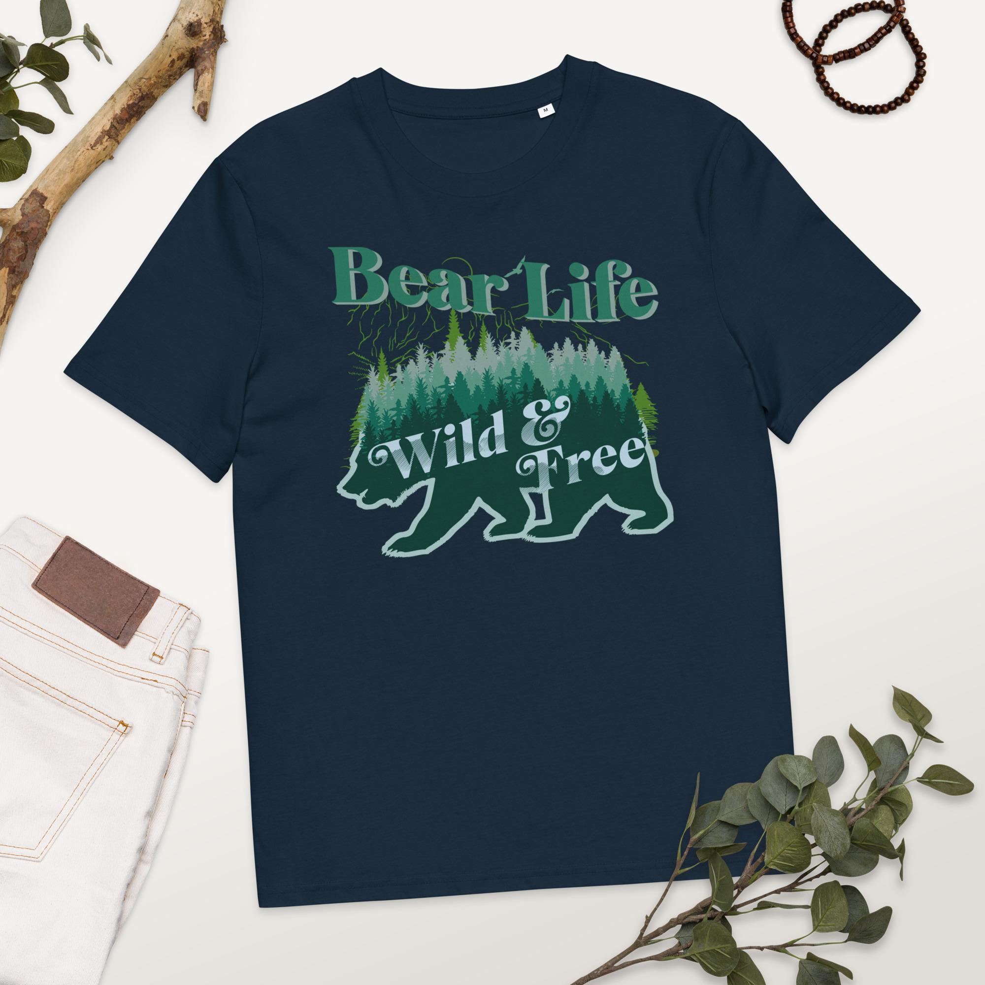 Bear Life Cotton T-Shirt 28 Bear Life Cotton T-Shirt - Image 28