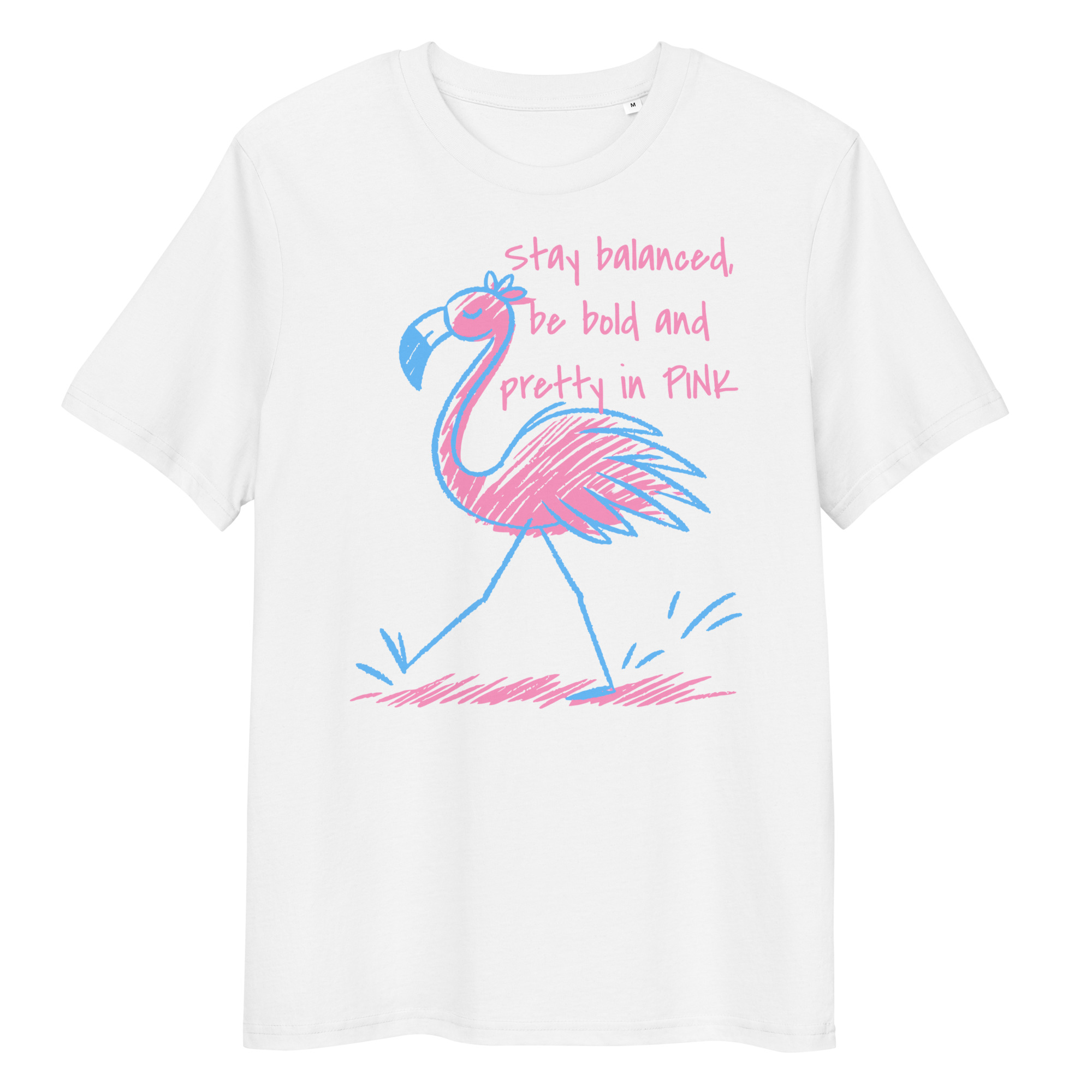 Pretty Flamingo Cotton T-Shirt 5 Pretty Flamingo Cotton T-Shirt - Image 5