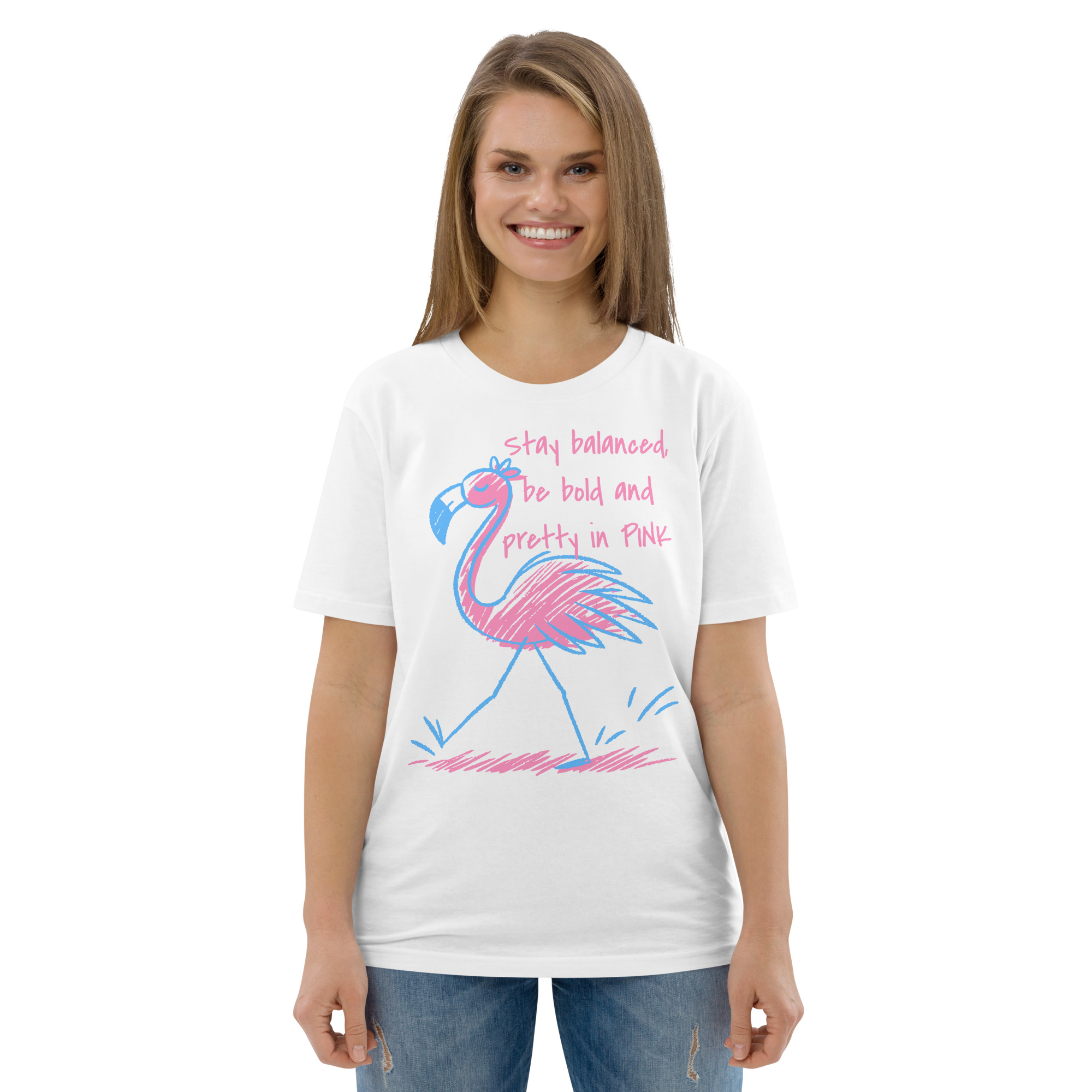 Pretty Flamingo Cotton T-Shirt 27 Pretty Flamingo Cotton T-Shirt - Image 27