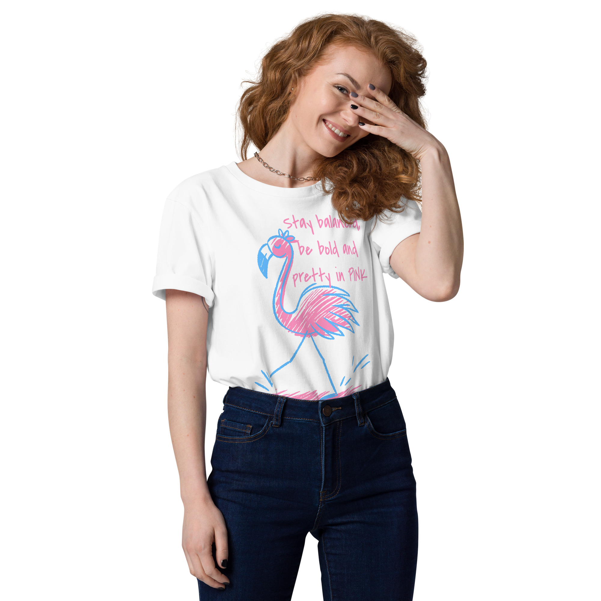 Pretty Flamingo Cotton T-Shirt 29 Pretty Flamingo Cotton T-Shirt - Image 29