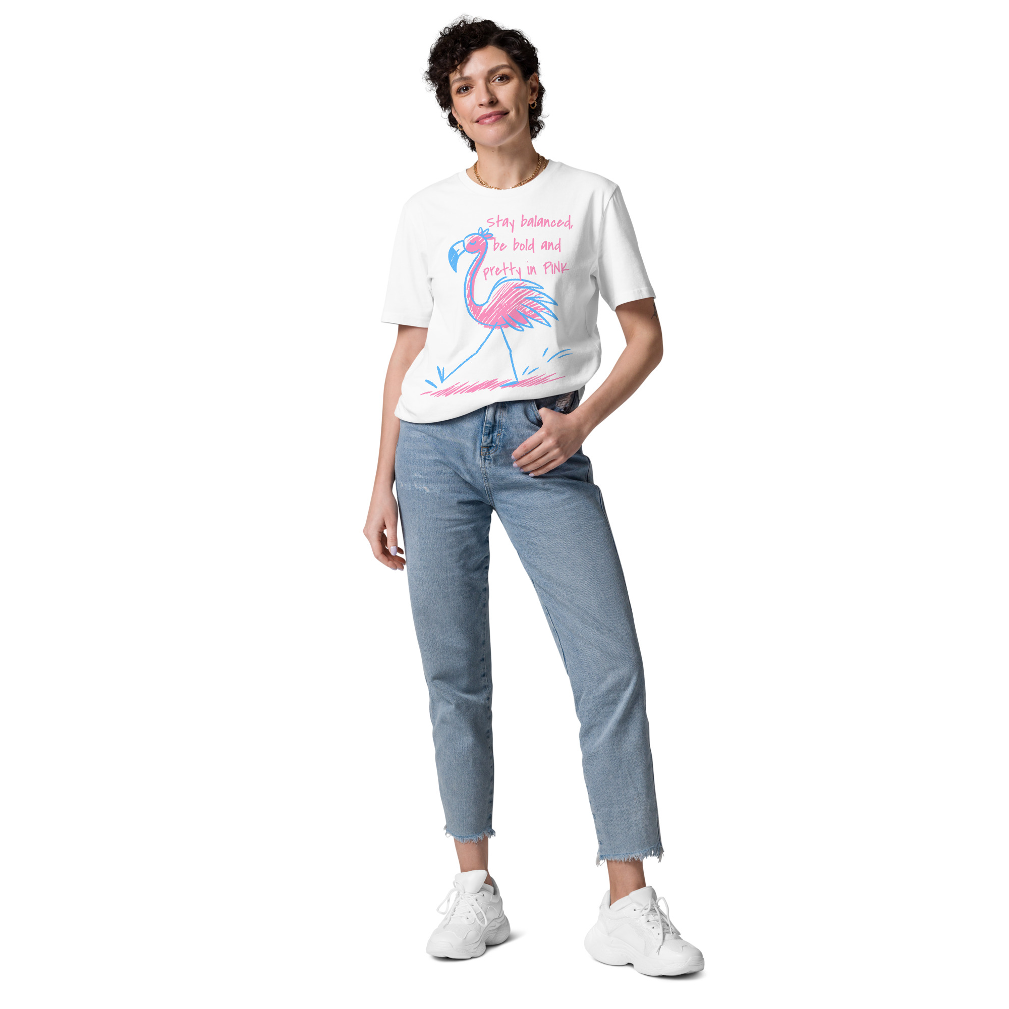 Pretty Flamingo Cotton T-Shirt 28 Pretty Flamingo Cotton T-Shirt - Image 28