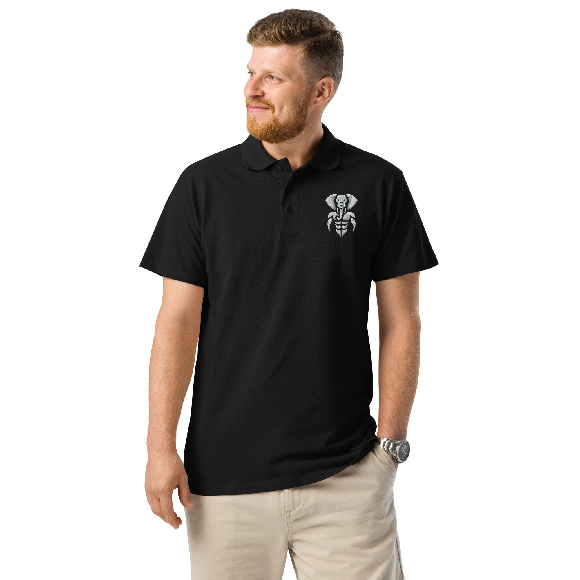 Gym Bro Pique Polo Shirt 15 Gym Bro Pique Polo Shirt - Image 15