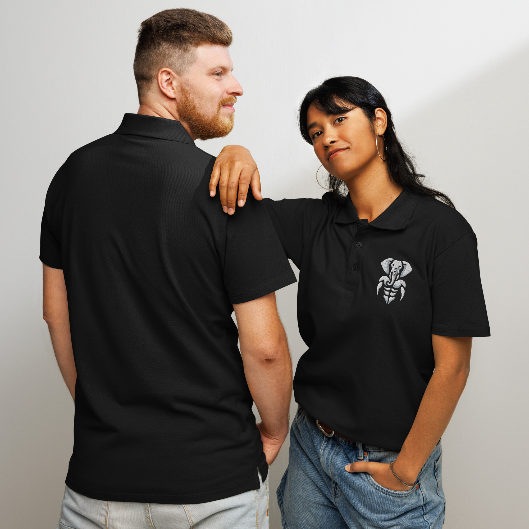 Gym Bro Pique Polo Shirt 18 Gym Bro Pique Polo Shirt - Image 18