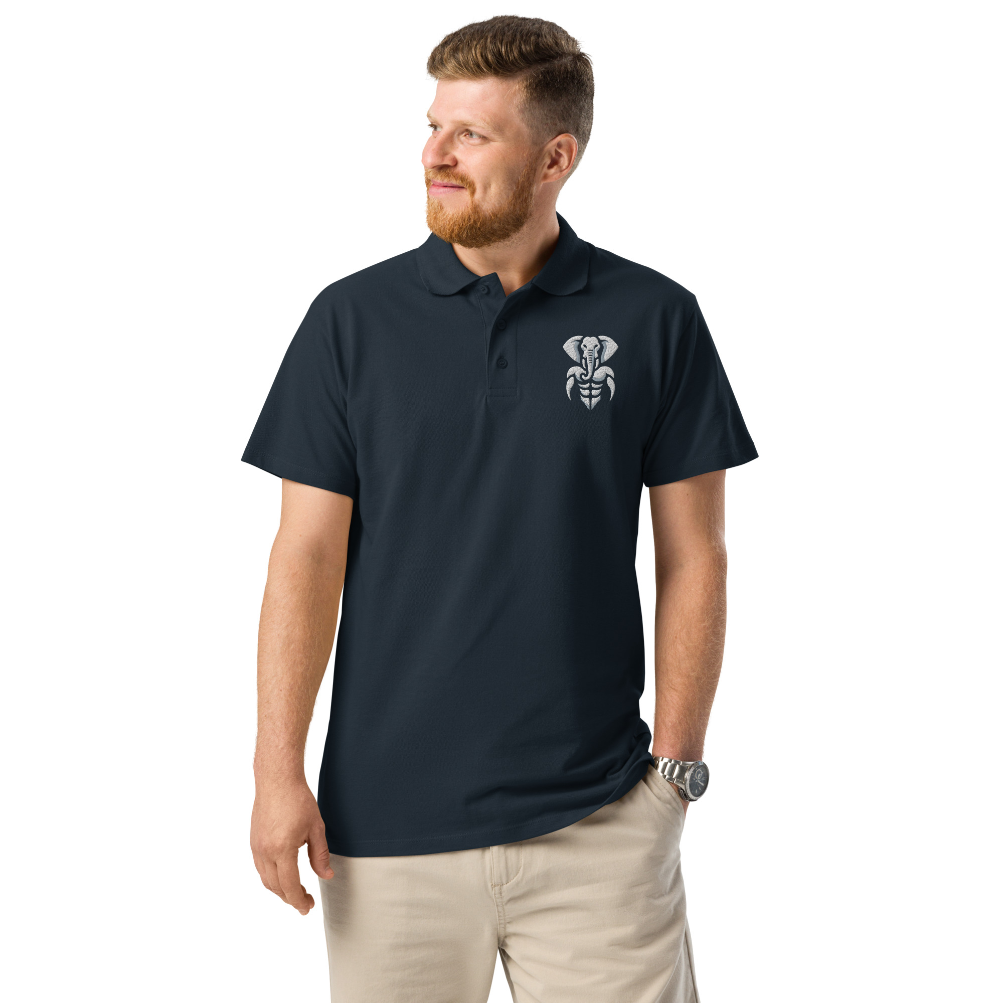 Gym Bro Pique Polo Shirt 8 Gym Bro Pique Polo Shirt - Image 8