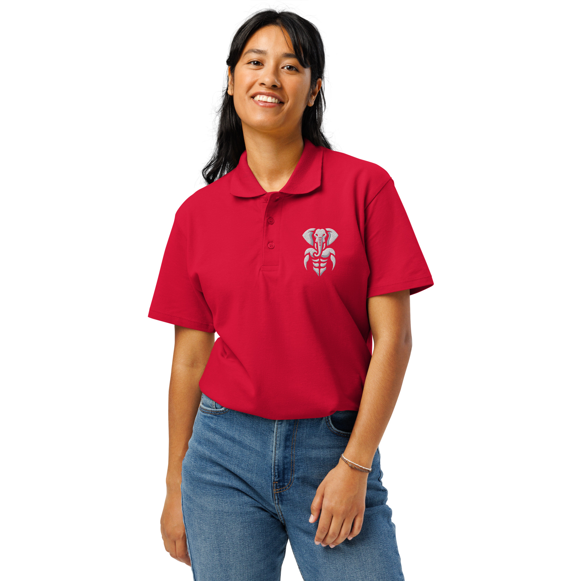 Gym Bro Pique Polo Shirt 24 Gym Bro Pique Polo Shirt - Image 24