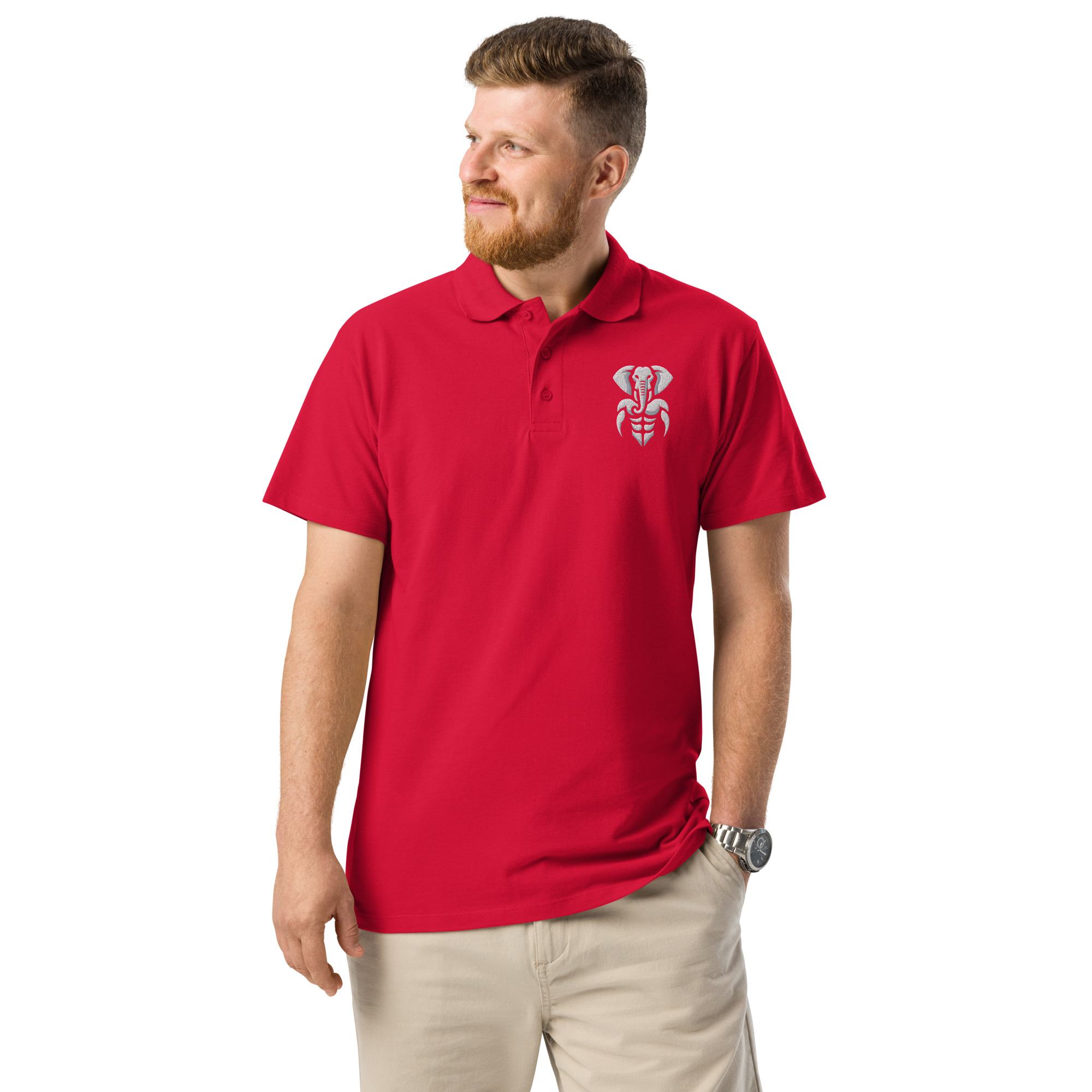 Gym Bro Pique Polo Shirt 22 Gym Bro Pique Polo Shirt - Image 22