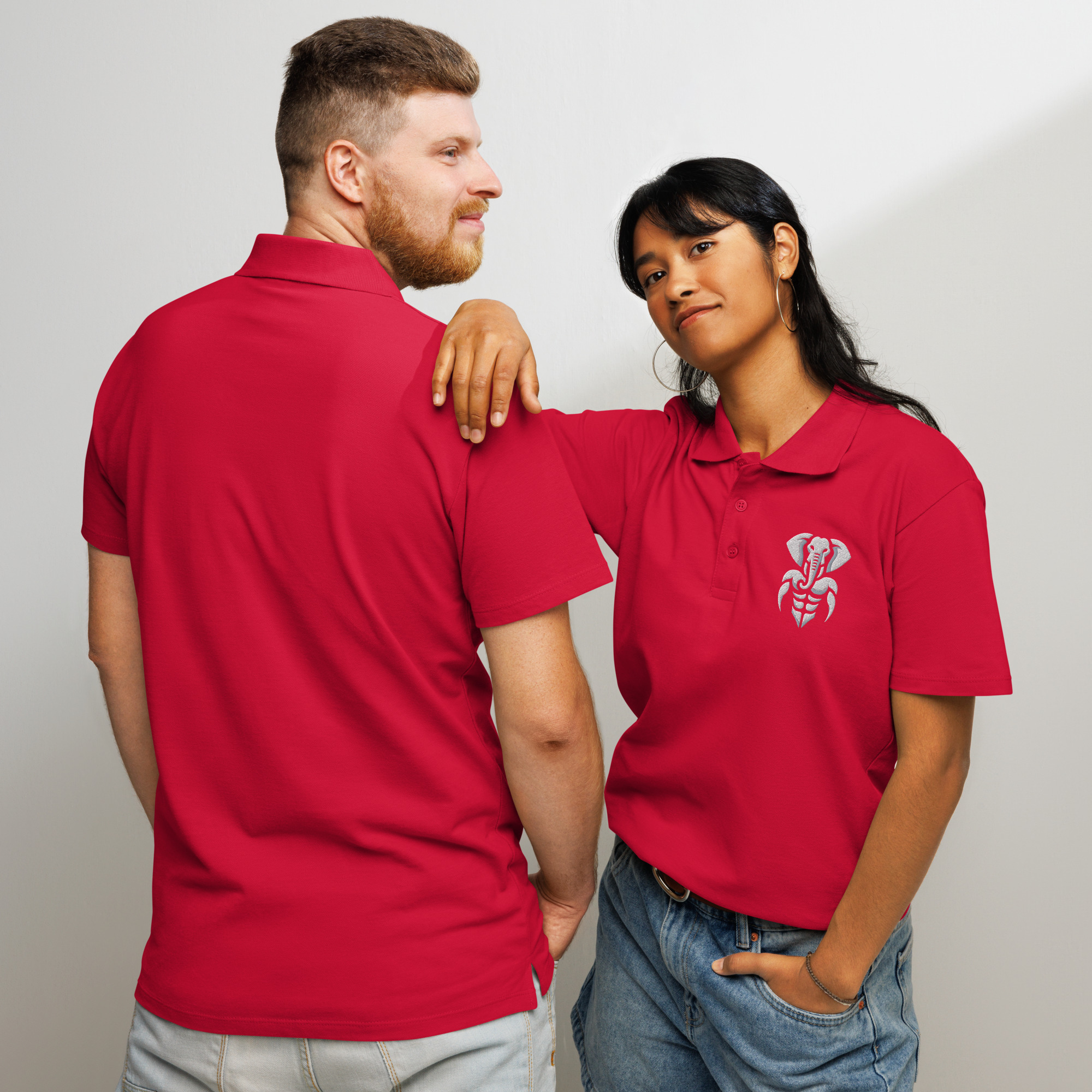 Gym Bro Pique Polo Shirt 25 Gym Bro Pique Polo Shirt - Image 25