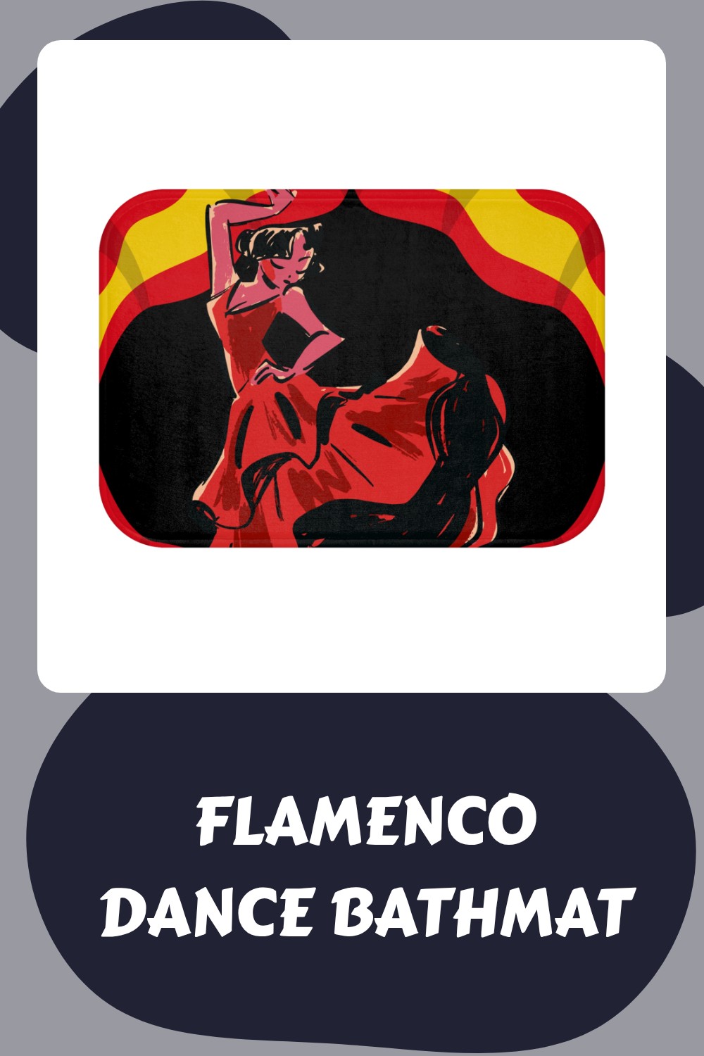 Flamenco Dance Bathmat generated pin 29602 1