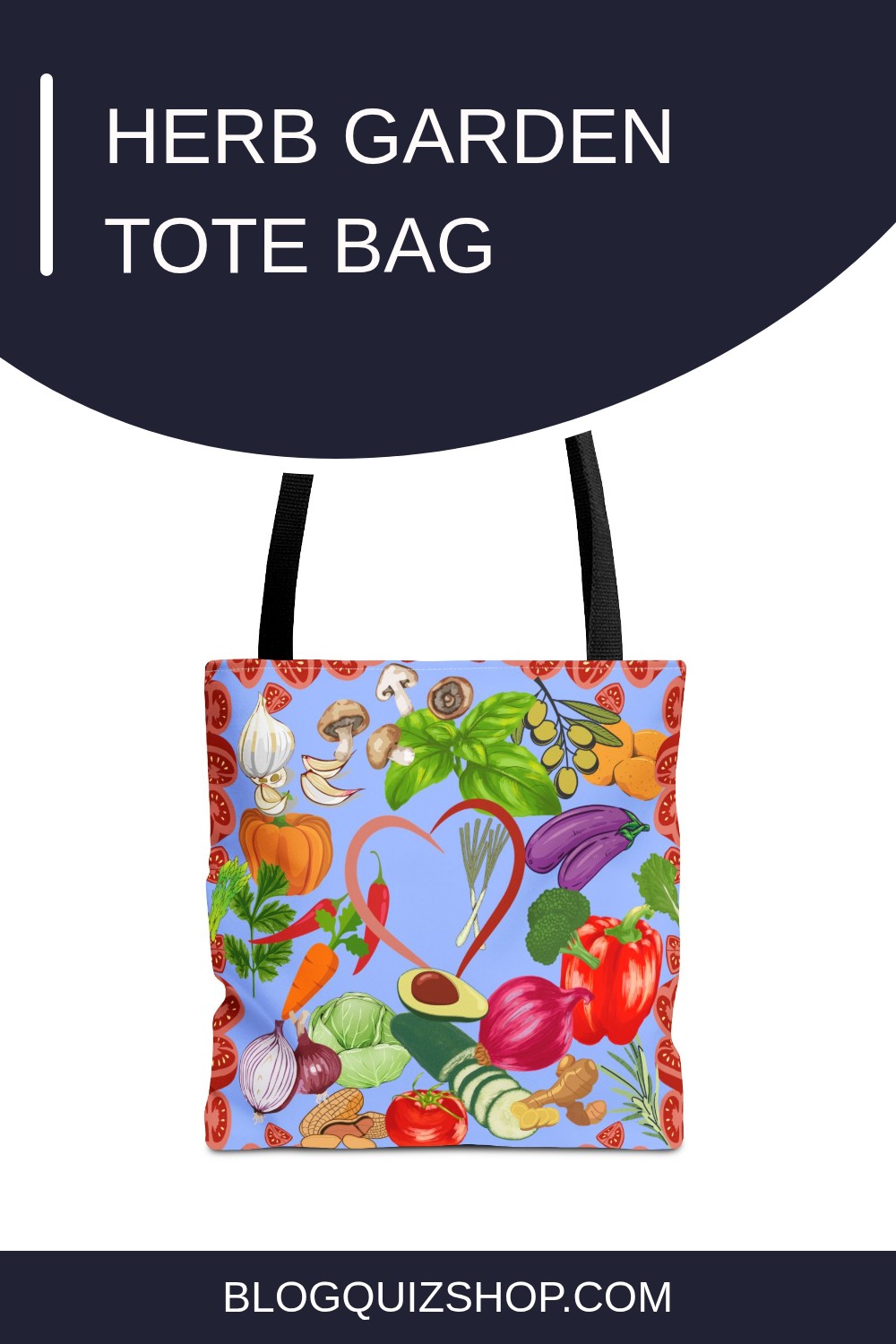 Herb Garden Tote Bag generated pin 29860
