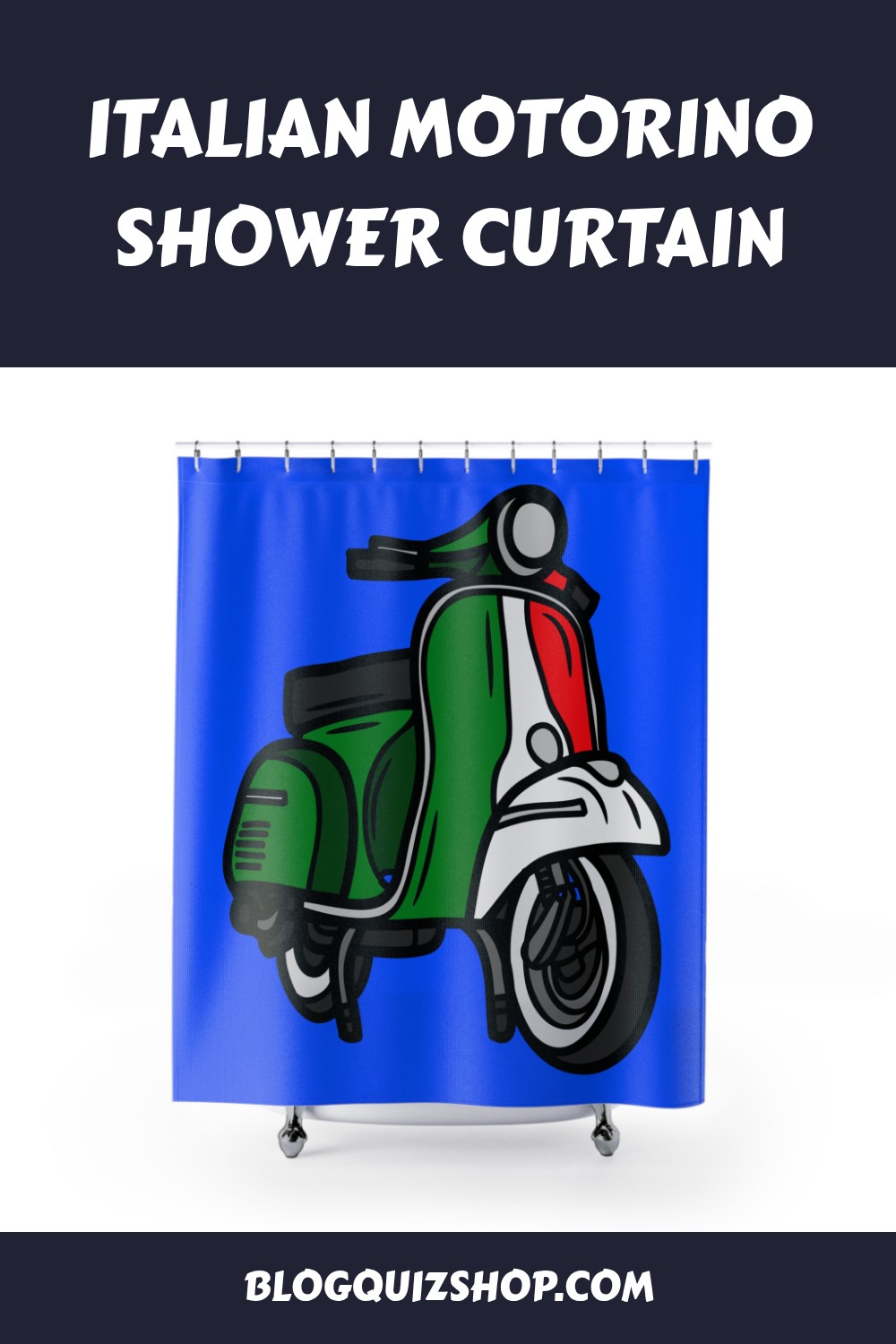Italian Motorino Shower Curtain generated pin 29661 1