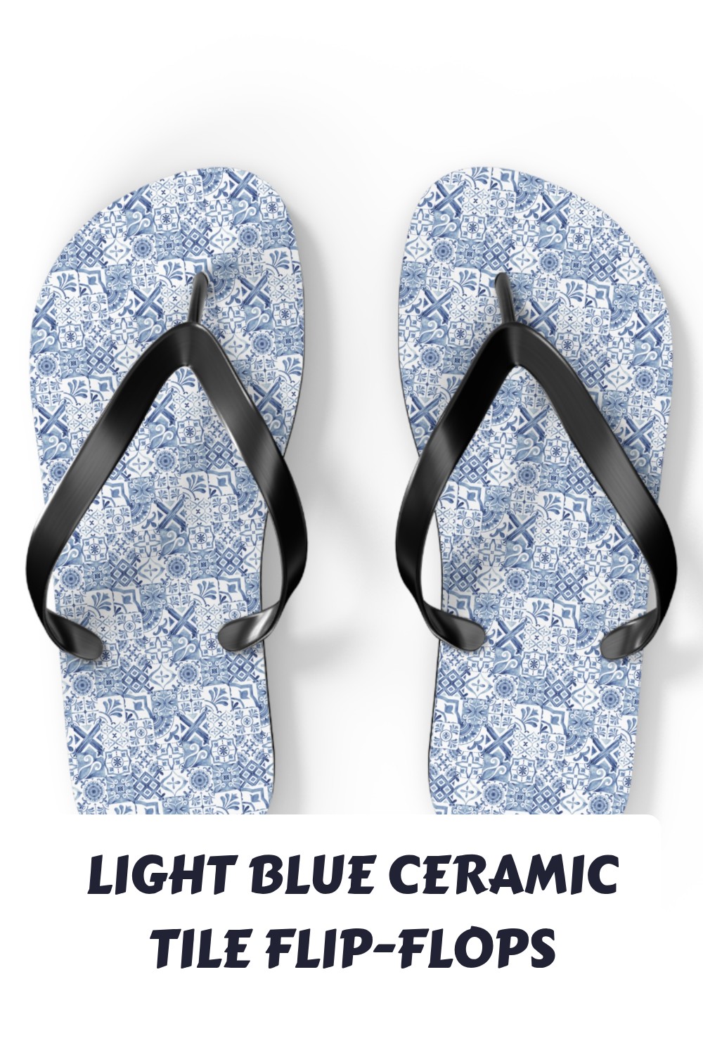 Light Blue Ceramic Tile Flip-Flops 17 Light Blue Ceramic Tile Flip Flops generated pin 33739 1