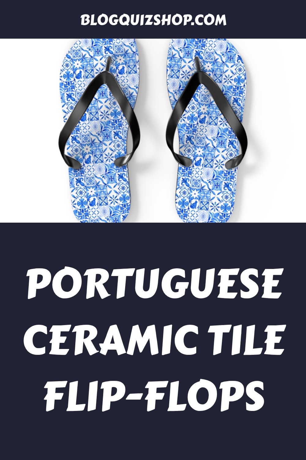 Portuguese Ceramic Tile Flip Flops generated pin 29518 1