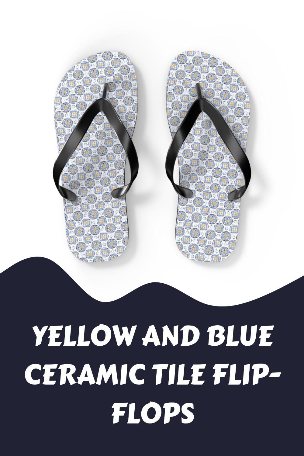 Yellow and Blue Ceramic Tile Flip Flops generated pin 29542 1