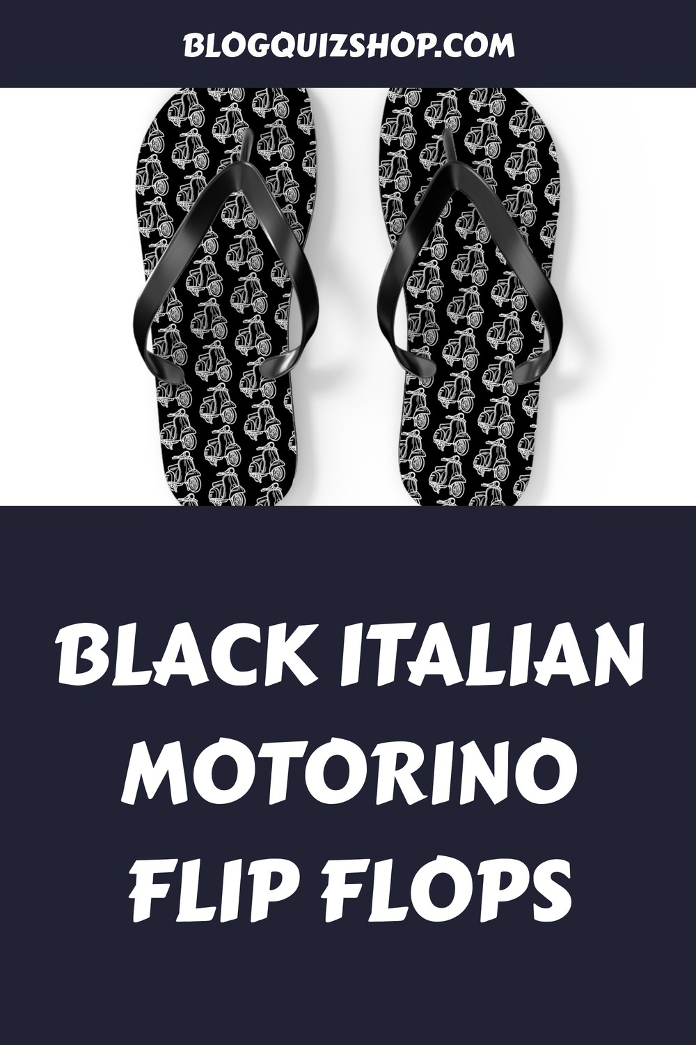 Black Italian Motorino Flip Flops generated pin 28576 1