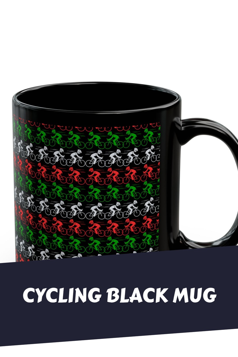 Cycling Black Mug generated pin 28073