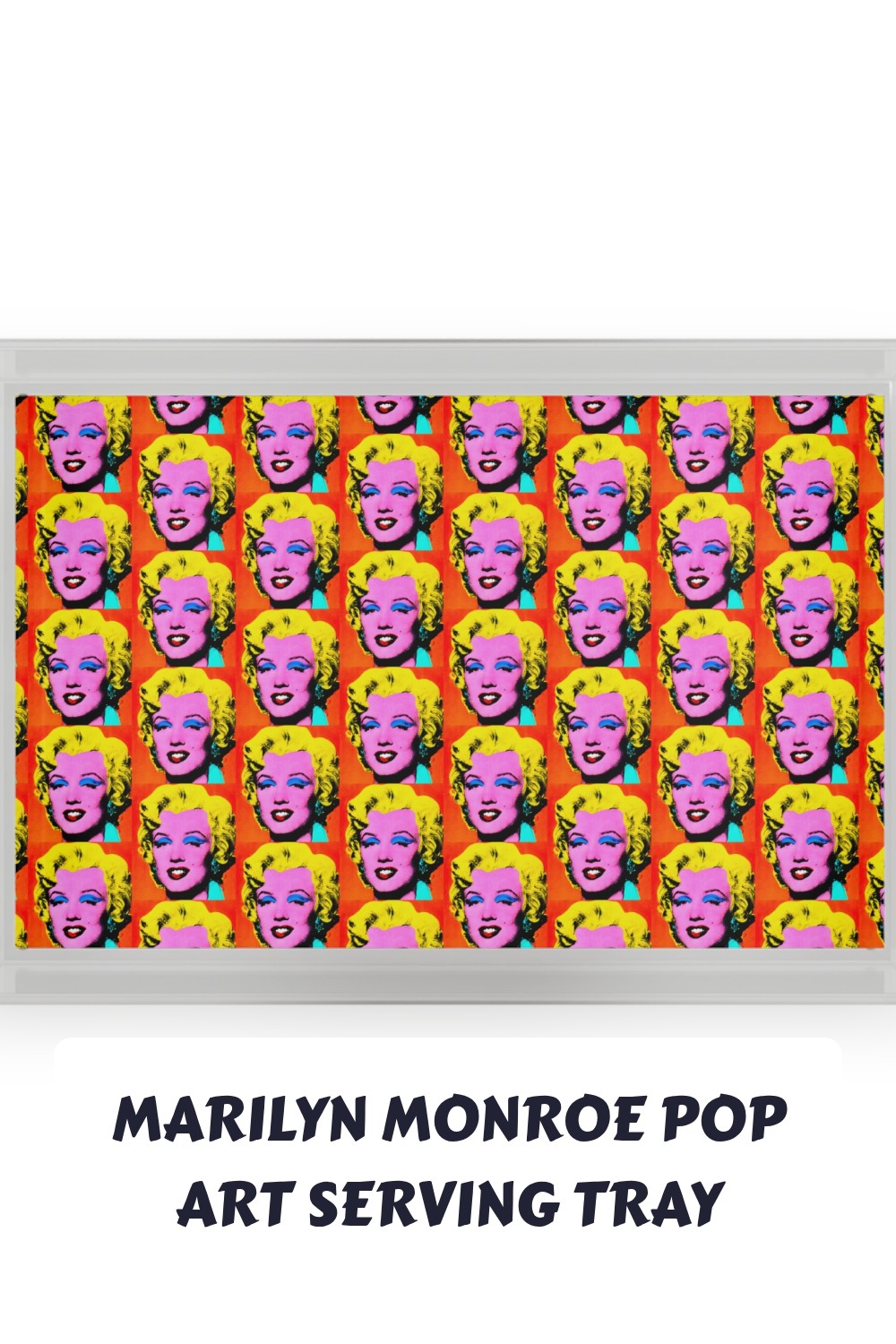 Marilyn Monroe Pop Art Serving Tray generated pin 28716 1