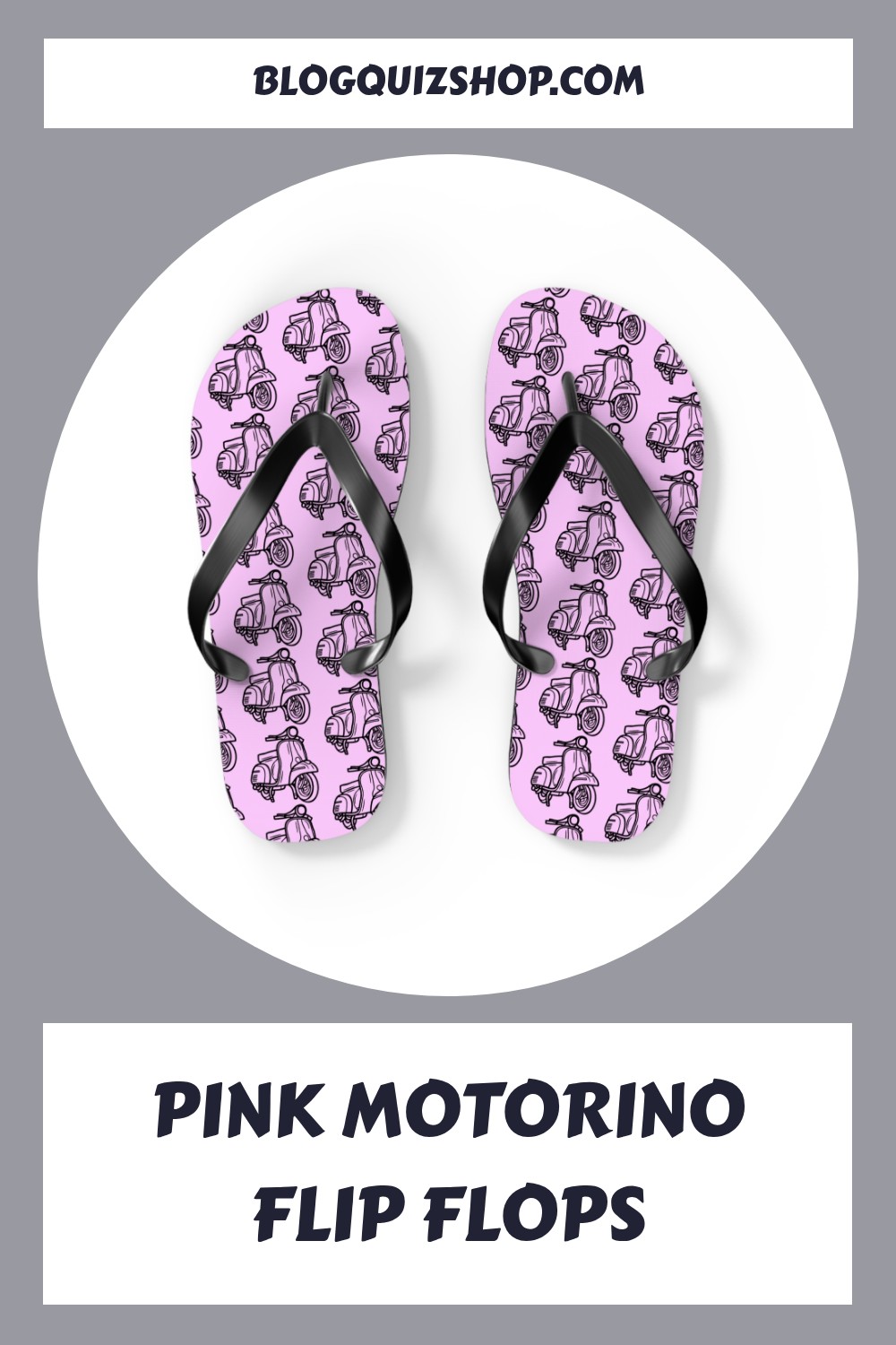 Pink Motorino Flip Flops generated pin 28589