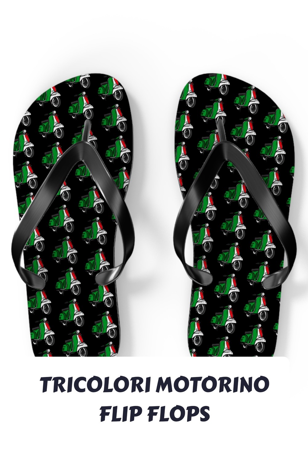 Tricolori Motorino Flip Flops generated pin 28484