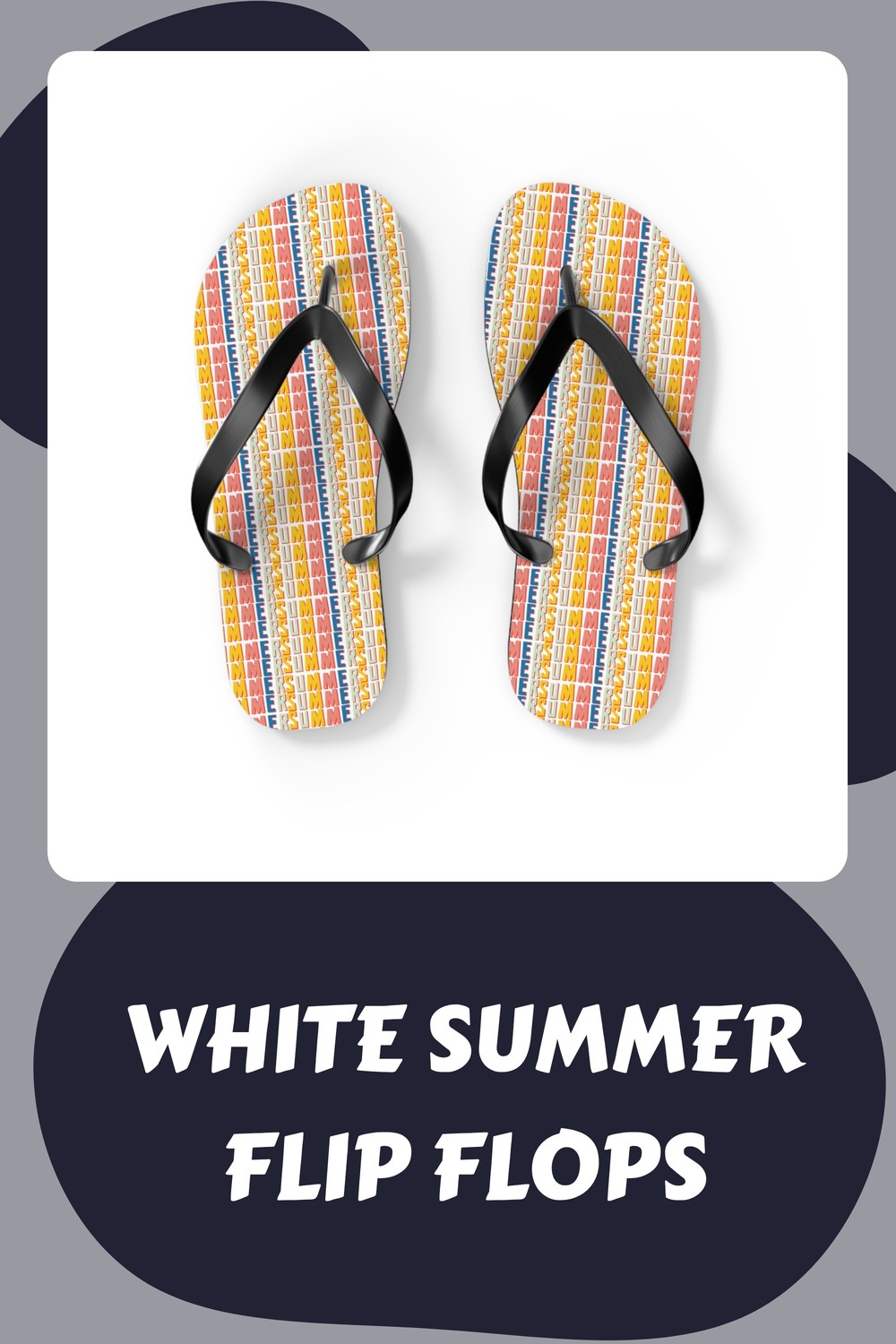 White Summer Flip Flops generated pin 28543 1